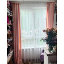 Штори на метраж мікровелюр Лофт світлорожеві
