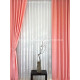Шторы на метраж микровелюр Лофт коралловые