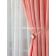 Шторы на метраж микровелюр Лофт коралловые
