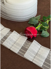 Тасьма монтажная для штор и тюля Бант 8 см 4 шнура