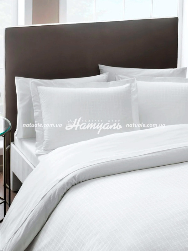 Постельный комплект TAC Elegance Harvey 200х220см, белый
