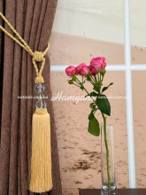 Кисть декоративная для штор Трио Кристалл золотистый