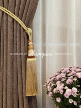 Кисть декоративная для штор Шарлотта шоколад+молочный