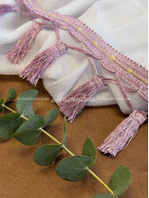 Бахрома для штор и тюля Виктория сиреневая