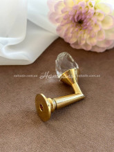 Держатель для штор и тюля Патио кристалл золотистый