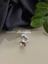 Крючок-держатель для штор и тюля Барокко хром