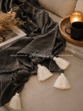 Плед-накидка з бавовни Barine Home 150х185см