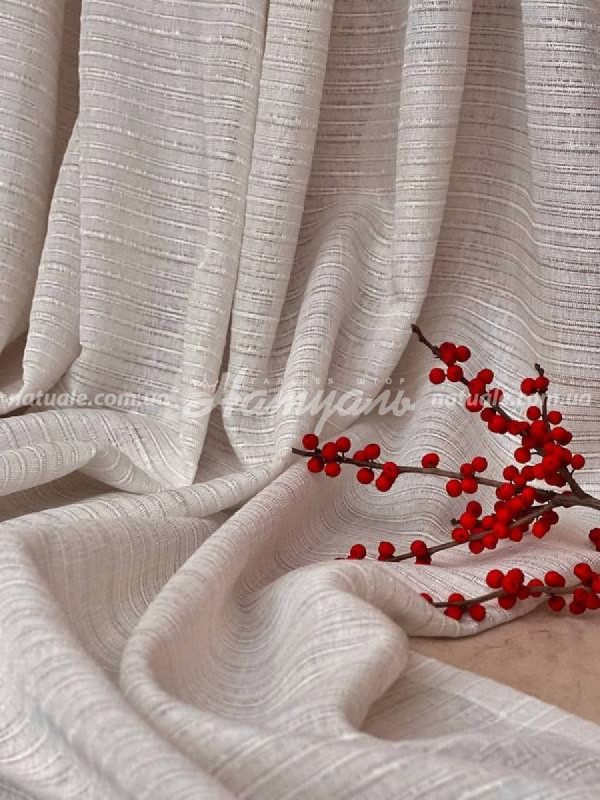 Гардины на метраж лен Данхил кунжутные