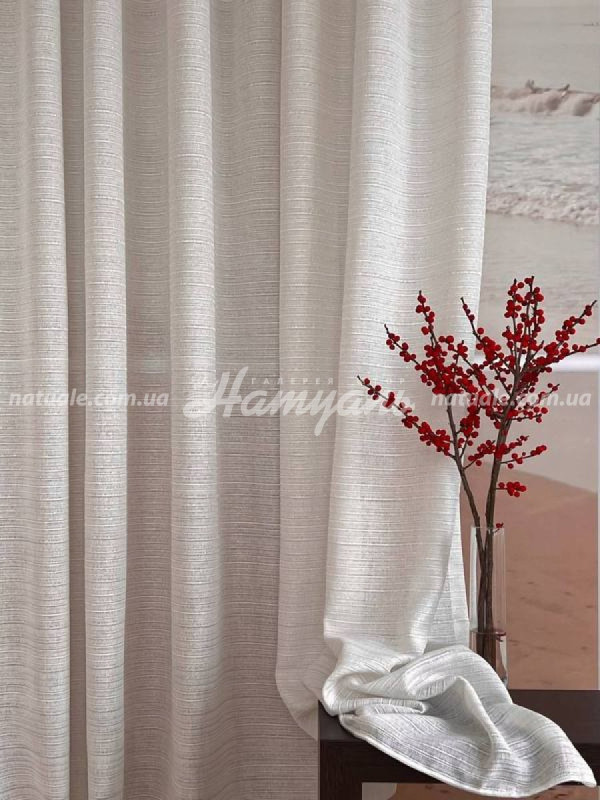 Гардины на метраж лен Данхил кунжутные