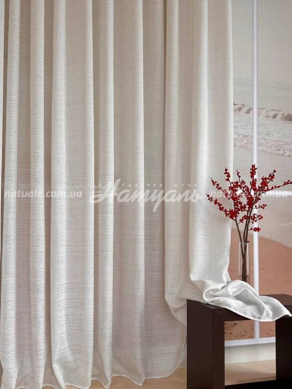 Гардины на метраж лен Данхил кунжутные