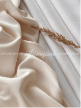 Шторы на метраж микровелюр Калифорния молочные