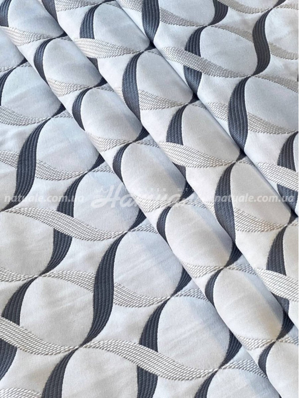 Шторы на метраж жаккард Волна