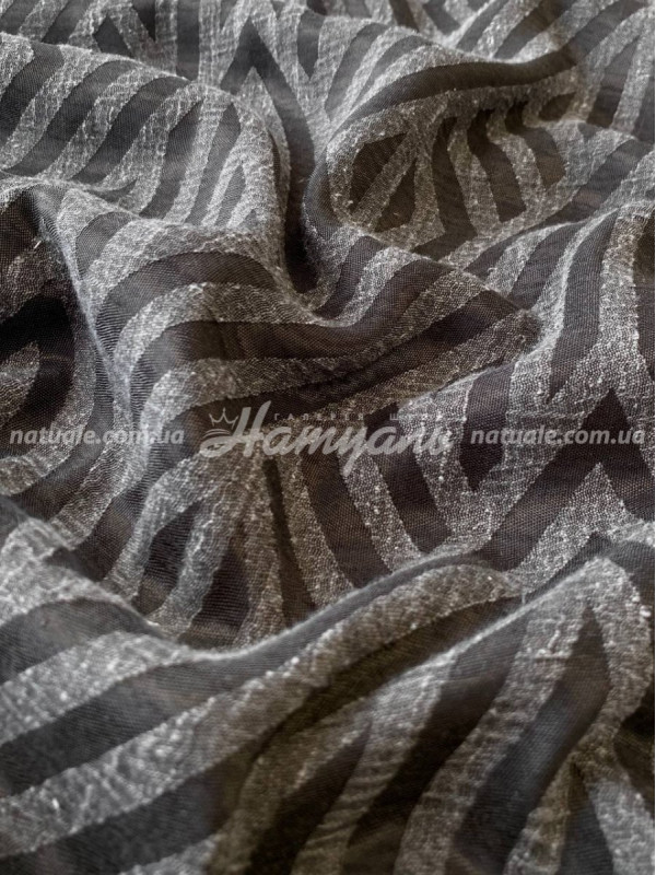 Шторы на метраж меланж Еверт графит