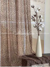 Тюль кружевной Лилея медный