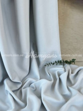 Шторы на метраж блекаут Hush сероголубые