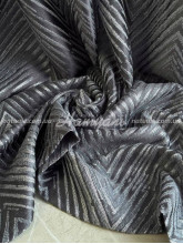 Шторы на метраж жаккард тисненый Монтана графит