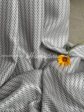 Шторы на метраж жаккард Бруклин светлосерый+графит