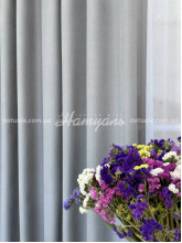 Шторы на метраж жаккард Лила серые