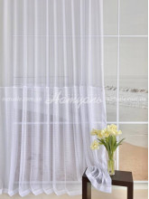 Тюль сетка комбинированный Матео Мускат белый 300х270