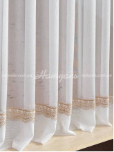 Тюль-сетка грек Лукия белый 340х270