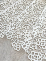 Кружевной плетеный тюль на метраж