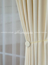 Комплект штор Микровелюр айвори 150х270, 2 шт.