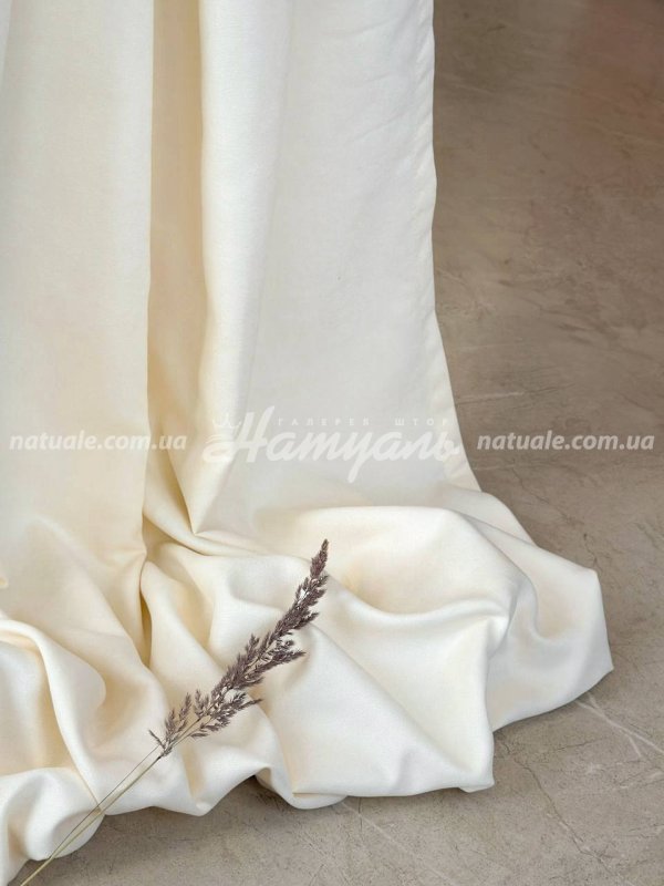 Шторы на метраж микровелюр Лофт айвори