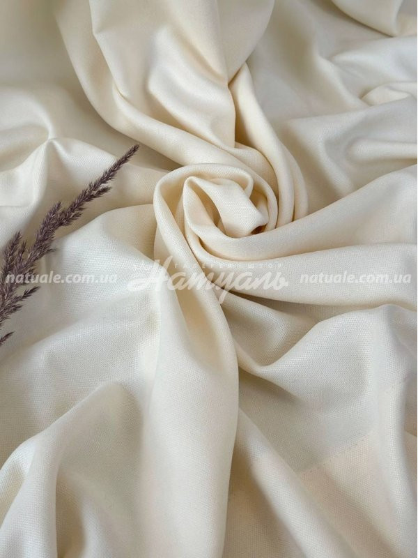 Шторы на метраж микровелюр Лофт айвори