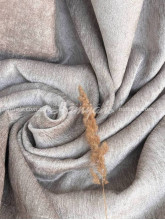 Шторы на метраж шенил на блекауте Токио перламутровые