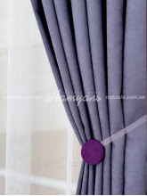 Штора Микровелюр лавандовая 150х270