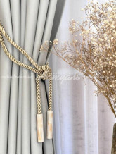 Кисть декоративная для штор Бамбук золотистый+античное золото