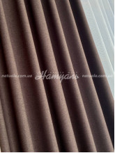 Шторы на метраж меланж Европа шоколад