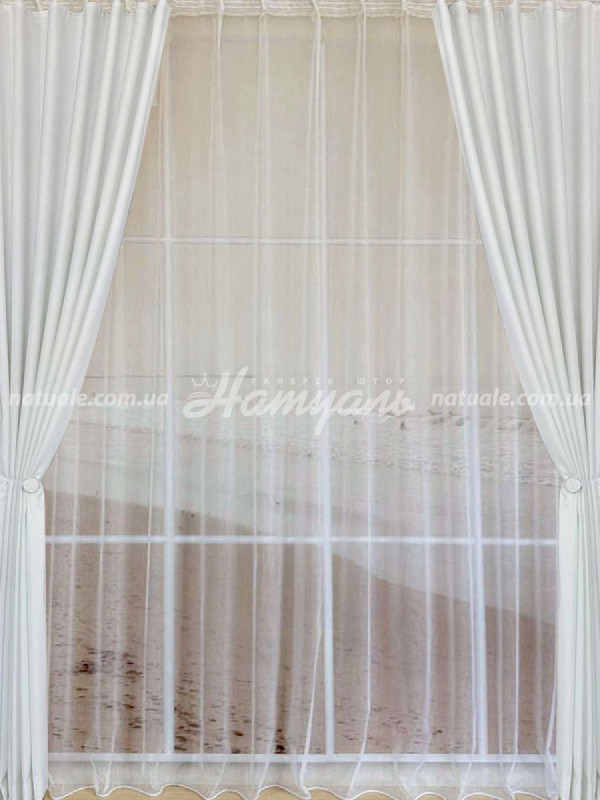 Шторы на метраж микровелюр Лофт зефирные