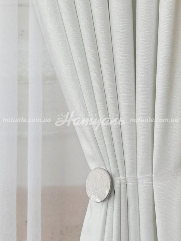 Шторы на метраж микровелюр Лофт зефирные