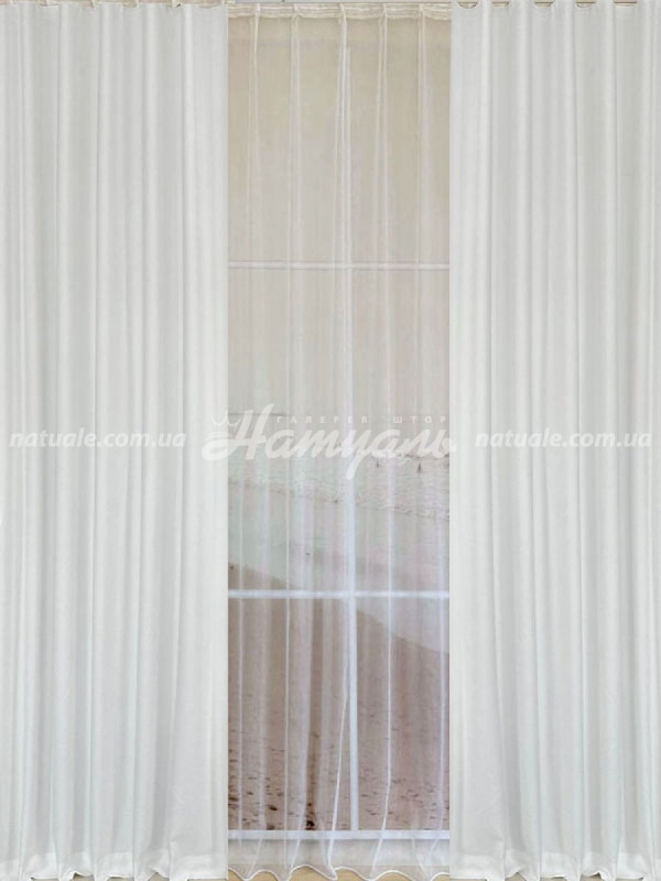 Шторы на метраж микровелюр Лофт зефирные