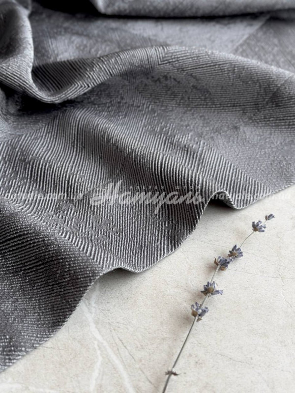 Шторы на метраж жаккард Швеция графит