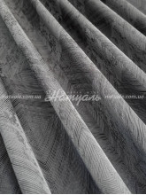 Шторы на метраж жаккард Швеция графит