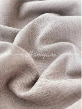 Шторы на метраж лен Йорк серобежевые