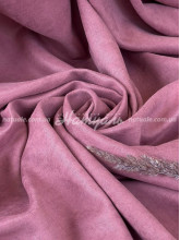 Шторы на метраж микровелюр Лофт розовое вино