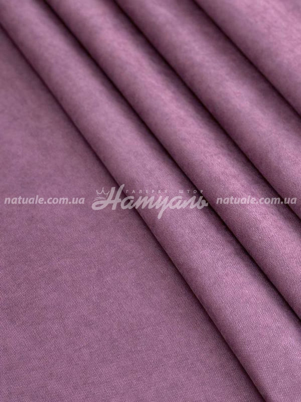 Шторы на метраж микровелюр Лофт фиалковые