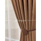 Шторы на метраж микровелюр Лофт трюфельные