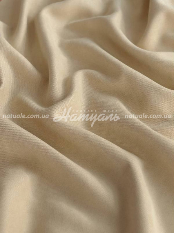 Шторы на метраж микровелюр Лофт шампань