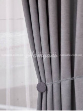 Комплект штор Микровелюр каменный 150х270, 2 шт.