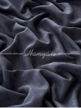 Шторы на метраж микровелюр Лофт антрацит