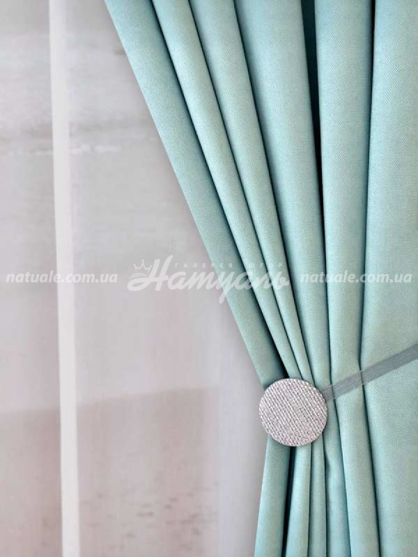 Шторы на метраж микровелюр Лофт тиффани