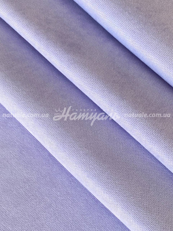 Шторы на метраж микровелюр Лофт сиреневые