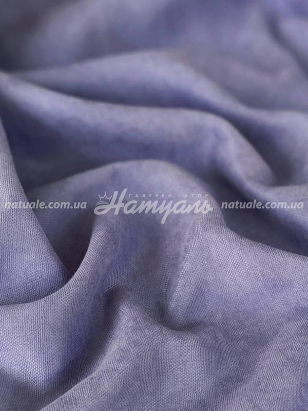 Шторы на метраж микровелюр Лофт лавандовые