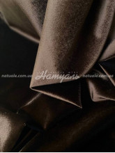 Шторы на метраж бархат Королевский темный шоколад