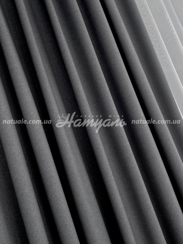 Шторы на метраж меланж Европа маренго