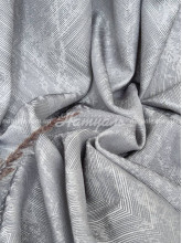 Шторы на метраж жаккард Швеция серые